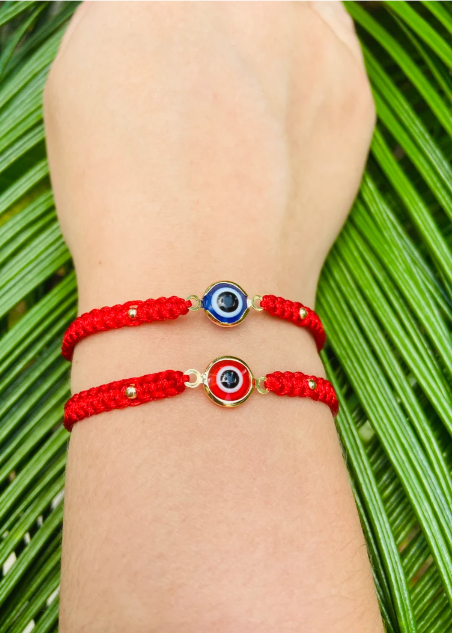 Evil Eye Macrame Bracelet
