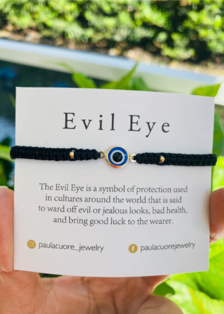 Evil Eye Macrame Bracelet
