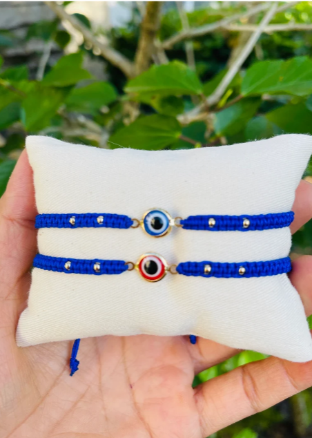 Evil Eye Macrame Bracelet