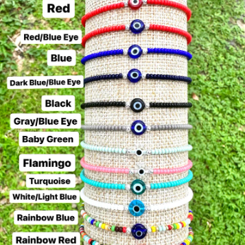 SILVER, Dainty and Classy with Evil Eye Bracelets