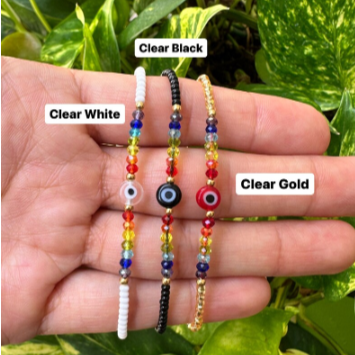 Double Chakra Evil Eye Bracelet