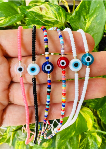 Evil Eye Choker Adjustable