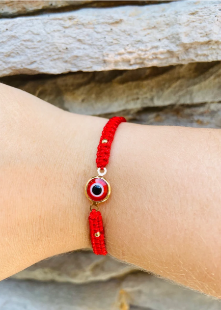 Evil Eye Macrame Bracelet